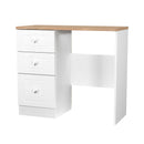 Lynton Ready Assembled Vanity In Porcelain Ash & Bardolino Oak