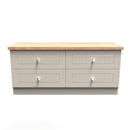 Lynton Ready Assembled 4 Drawer Bed Box In Kashmir Ash & Bardolino Oak