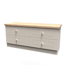 Lynton Ready Assembled 4 Drawer Bed Box In Kashmir Ash & Bardolino Oak
