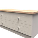 Lynton Ready Assembled 4 Drawer Bed Box In Kashmir Ash & Bardolino Oak