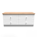 Lynton Ready Assembled 4 Drawer Bed Box in Porcelain Ash & Bardolino Oak