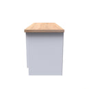 Lynton Ready Assembled 4 Drawer Bed Box in Porcelain Ash & Bardolino Oak