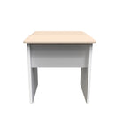Lynton Ready Assembled Stool in Porcelain Ash & Bardolino Oak