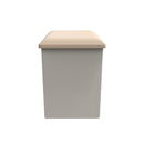 Lynton Ready Assembled Stool in Porcelain Ash & Bardolino Oak