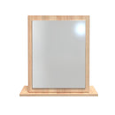 Lynton Ready Assembled Mirror in Porcelain Ash & Bardolino Oak