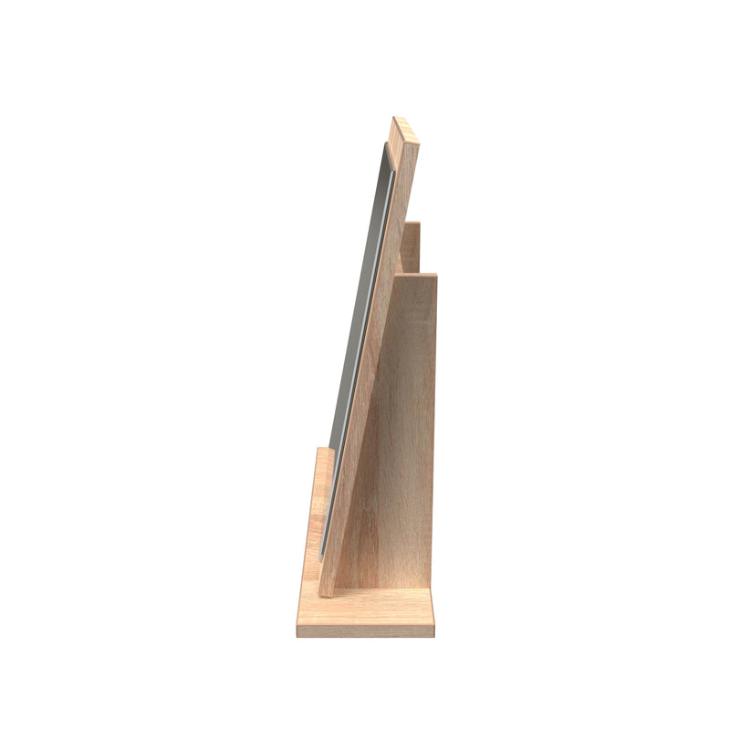 Lynton Ready Assembled Mirror in Porcelain Ash & Bardolino Oak