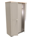 Lynton Ready Assembled Triple Plain Wardrobe In Kashmir Ash & Bardolino Oak