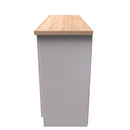 Lynton Ready Assembled 2 Door 3 Drawer Sideboard in Kashmir Ash & Bardolino Oak