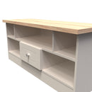 Lynton Ready Assembled 1 Drawer TV & Media Unit In Kashmir Ash & Bardolino Oak