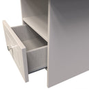 Lynton Ready Assembled Bottom Drawer Lamp Table In Kashmir Ash & Bardolino Oak