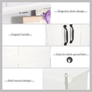 HOMCOM Bathroom Wall Cabinet, Medicine Cabinet w/ Adjustable Shelf, White
