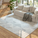 HOMCOM Non-Slip Large Rug for Living Room
