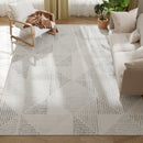 HOMCOM Non-Slip Large Rug for Living Room