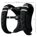HOMCOM 8KG Weighted Vest with Adjustable Straps, Pocket, Reflective Strips
