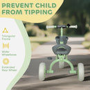 Toddler Tricycle with Front Basket for Ages 2-5 Years Boys and Girls