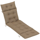Outsunny Sun Lounger Cushion Only, Garden Lounge Chair Cushion