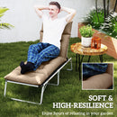 Outsunny Sun Lounger Cushion Only, Garden Lounge Chair Cushion