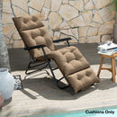 Outsunny Sun Lounger Cushion Only, Garden Lounge Chair Cushion