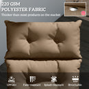 Outsunny Sun Lounger Cushion Only, Garden Lounge Chair Cushion