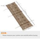 Outsunny Sun Lounger Cushion Only, Garden Lounge Chair Cushion