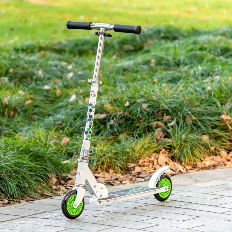 HOMCOM Scooter for Kids - White