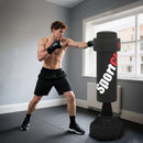 SPORTNOW Freestanding Punching Bag, 175cm Boxing Bag with Stand, Hand Wrap