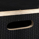 SPORTNOW 41/51/61cm Pylometric Jump Box, Wooden Pylo Box for Home Gym