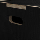 SPORTNOW 41/51/61cm Pylometric Jump Box, Wooden Pylo Box for Home Gym