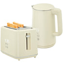 HOMCOM 1.5L 3000W Fast Boil Electric Kettle and 2 Slice Toaster Set