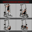 SPORTNOW Cable Crossover Machine with Pulley System, Squat Rack