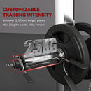 SPORTNOW Cable Crossover Machine with Pulley System, Squat Rack