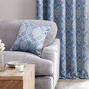 D & D Vivianna Filled Cushion in Blue