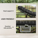 Outsunny Camping Cot For Adults With Mattress, Folding Bed, Black