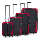 Voyager 900D EVA Suitcase - Black & Red - Available in 4 Sizes