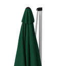Outsunny 3 x 3(m) Cantilever Roma Parasol Garden Umbrella with Cross Base Green