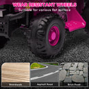 AIYAPLAY 6V Kids Electric Quad Bike With Music, Forward Function - Pink/Black