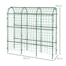Outsunny 183 cm Tall Garden Trellis for Climbing Plants Outdoor