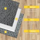 HOMCOM Fluffy Shaggy Rug 90x150 cm - Grey