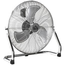 HOMCOM Electric Portable Table Fan with Powerful Airflow, Silver