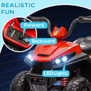 AIYAPLAY 12V Kids Electric Quad Bike with 4 Wheels Spring Suspension