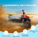 AIYAPLAY 12V Kids Electric Quad Bike with 4 Wheels Spring Suspension