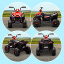 AIYAPLAY 12V Kids Electric Quad Bike with 4 Wheels Spring Suspension