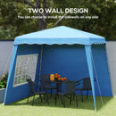 Outsunny 2.4 X 2.4m UV50+ Pop Up Gazebo Canopy Tent With Carry Bag
