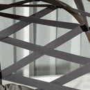 Outsunny 2 Seater Egg Chair Outdoor With Cushion, Cup Pockets