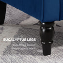 HOMCOM Accent Armchair Home Furniture Retro Tufted Club Fabric