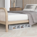 HOMCOM 8PCS Stackable  Plastic Shoe Storage Box for UK/EU