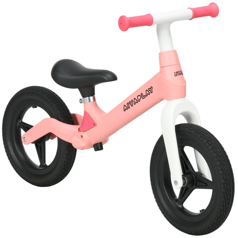 AIYAPLAY Balance Bike for Ages 30-60 Months -Pink