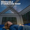 Outsunny Camping Tent 3000mm Waterproof 4-6  Person Blue