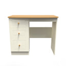 Byland Ready Assembled Vanity in Cream Ash & Modern Oak