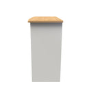 Byland Ready Assembled Vanity in Cream Ash & Modern Oak